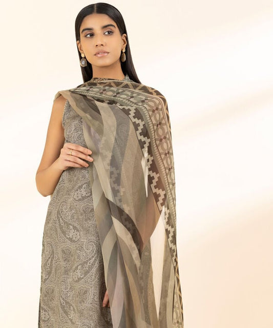 3 Piece - Embroidered Lawn Suit